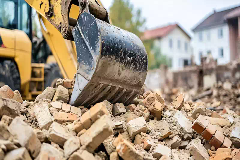 Recupero rifiuti tra le macerie a Parma e Cremona.